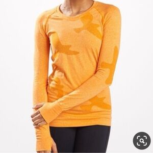 Oiselle long sleeve running shirt.